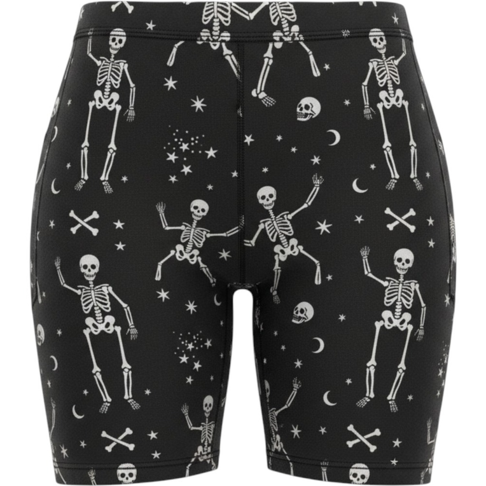 NWT Torrid Pocket Bike Shorts Skelton 1X